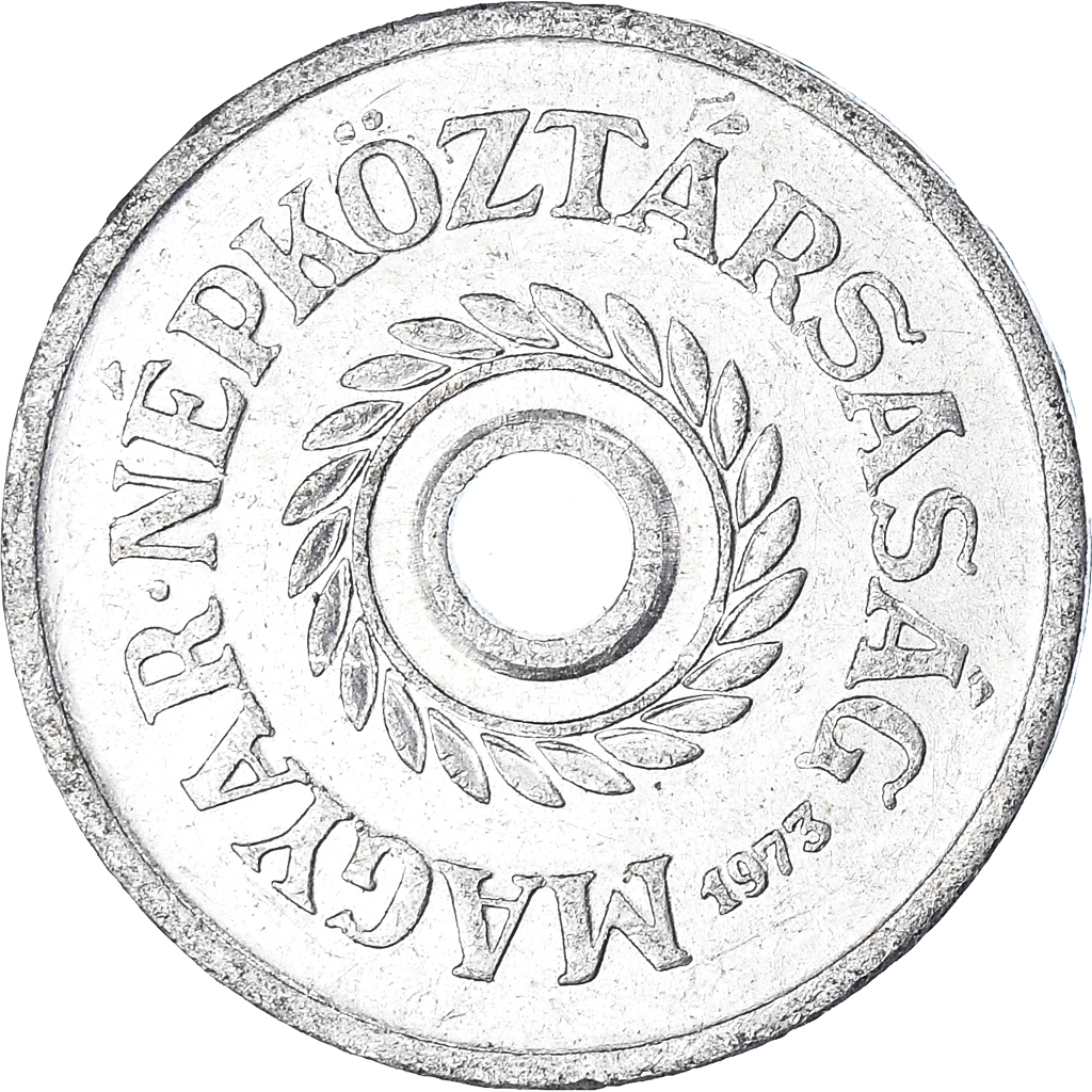Moneda, Hungría, 2 Filler, 1973