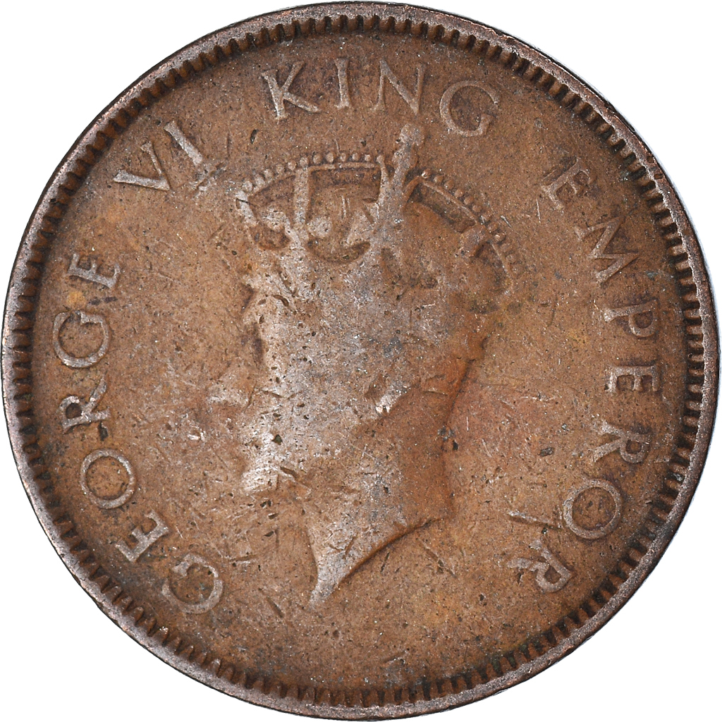 Coin, INDIA-BRITISH, 1/4 Anna, 1939