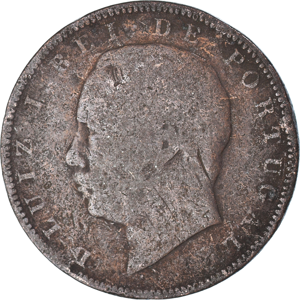 Moneda, Portugal, 5 Reis, 1882