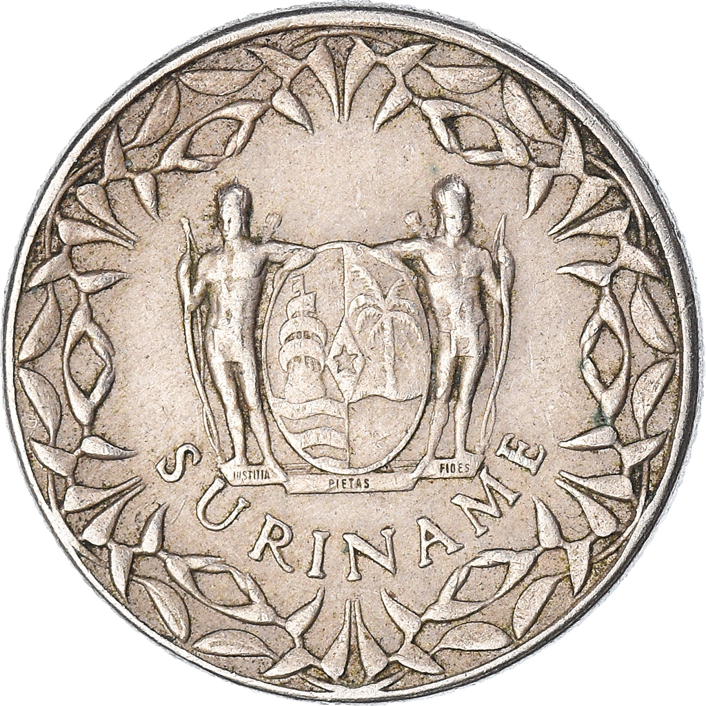 Coin, Surinam, 25 Cents, 1966
