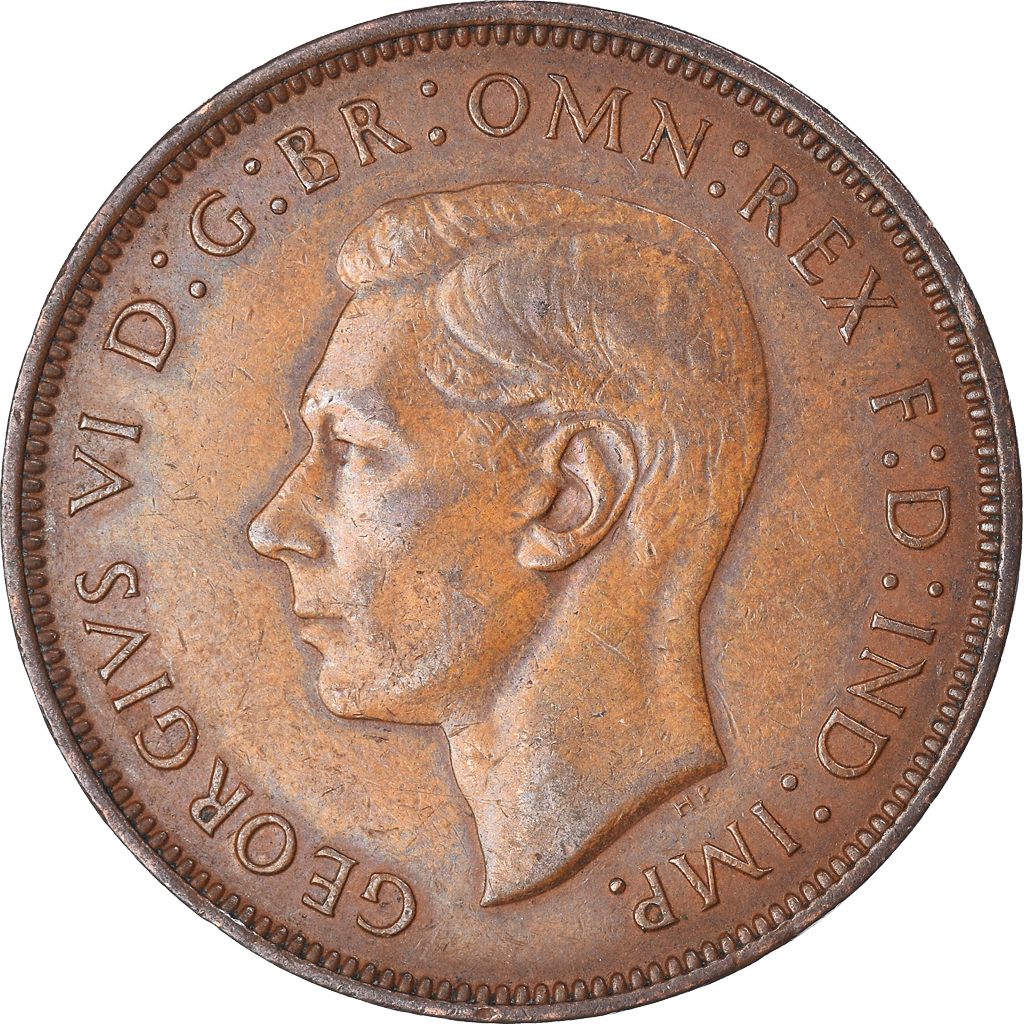 Moneda, Gran Bretaña, Penny, 1948