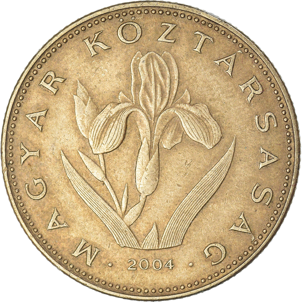 Moneda, Hungría, 20 Forint, 2004