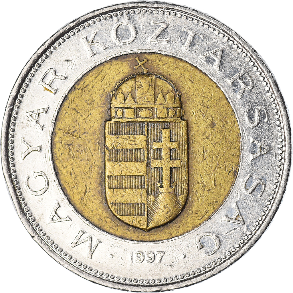 Moneda, Hungría, 100 Forint, 1997