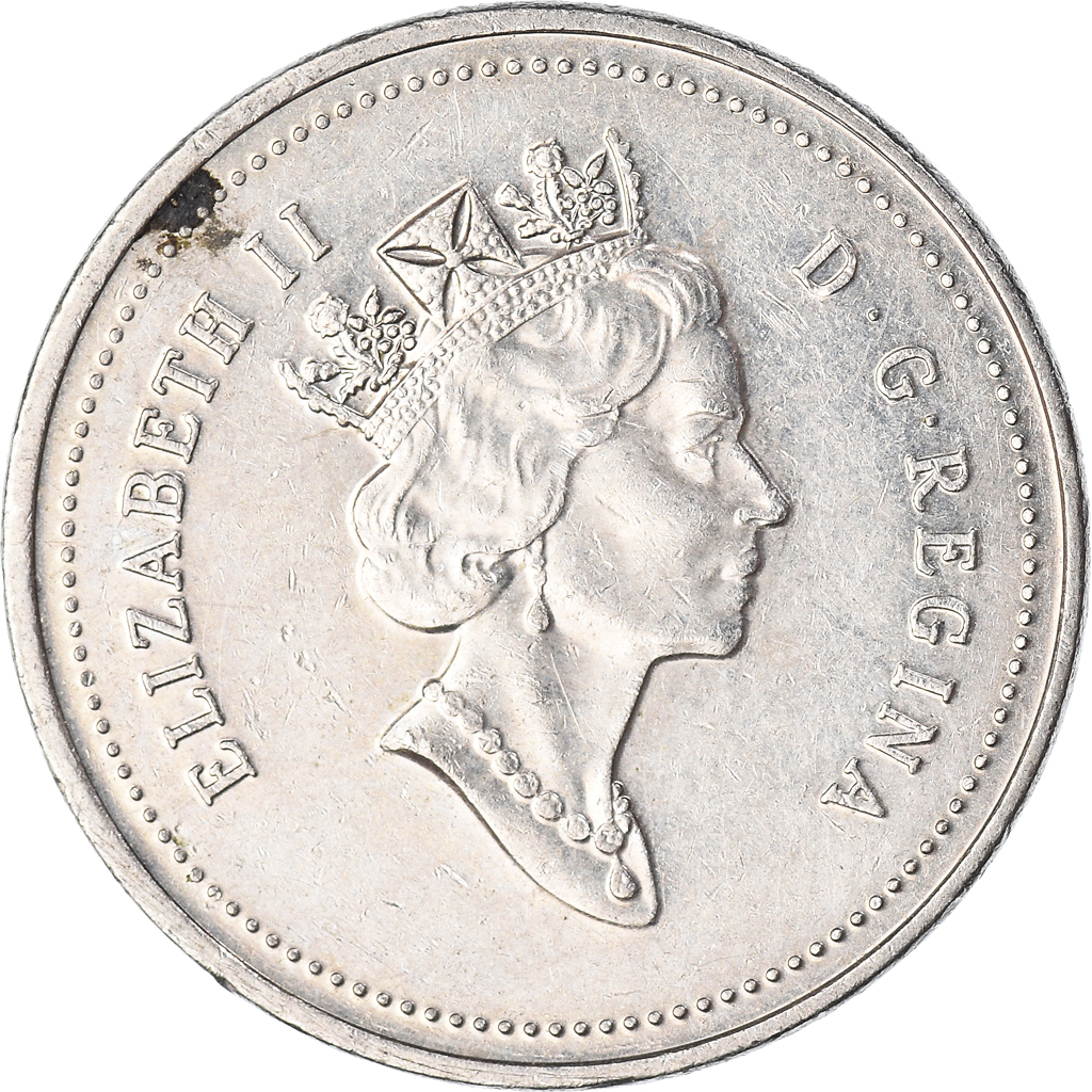 Coin, Canada, 5 Cents, 1994