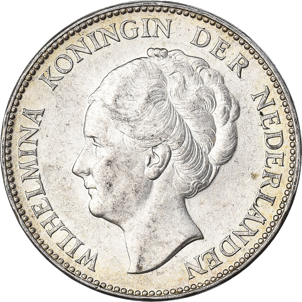 Coin, Netherlands, Wilhelmina I, Gulden, 1940, , Silver, KM:161.1