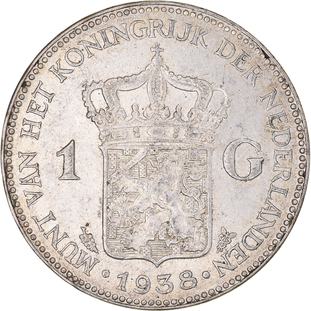 Coin, Netherlands, Wilhelmina I, Gulden, 1938, Utrecht, , Silver