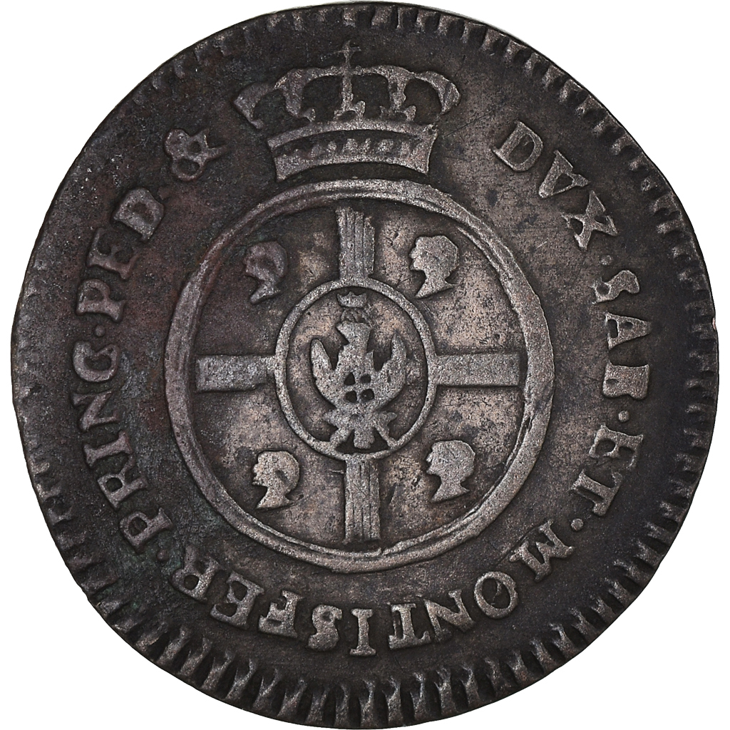 Coin, ITALIAN STATES, SARDINIA, Vittorio Amedeo III, 1/2 Reale, 1774, Torino