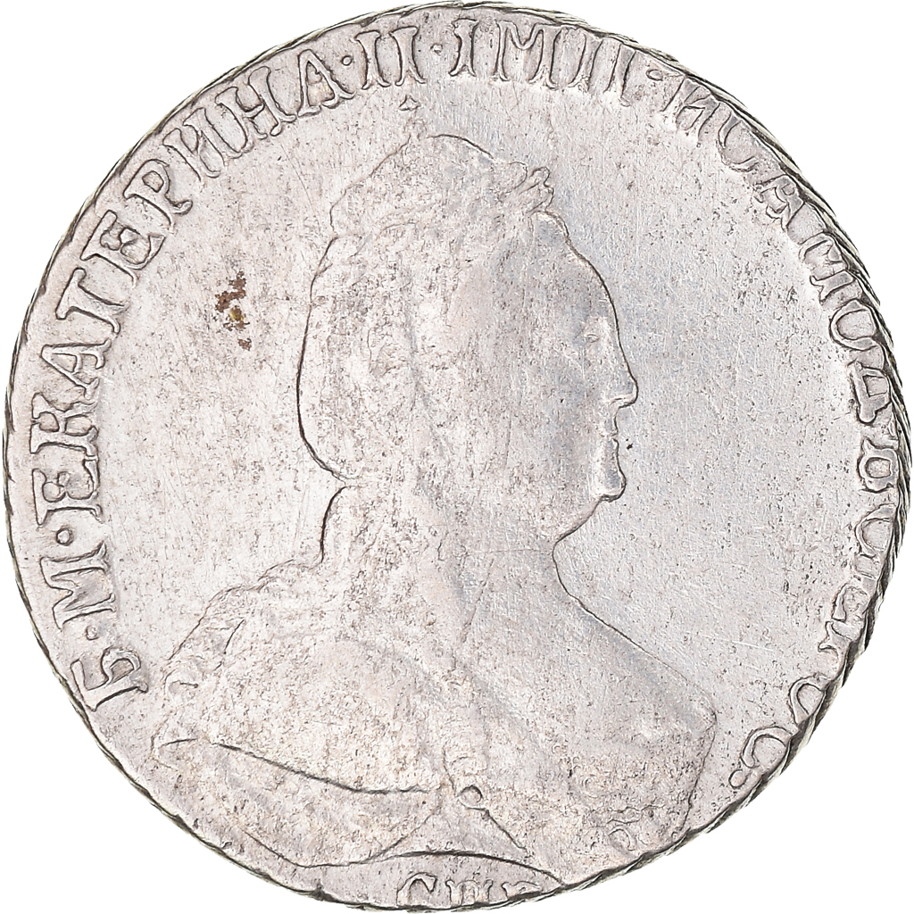 Coin, Russia, Catherine II, 10 Kopeks, Grivennik, 1794, Saint-Petersburg