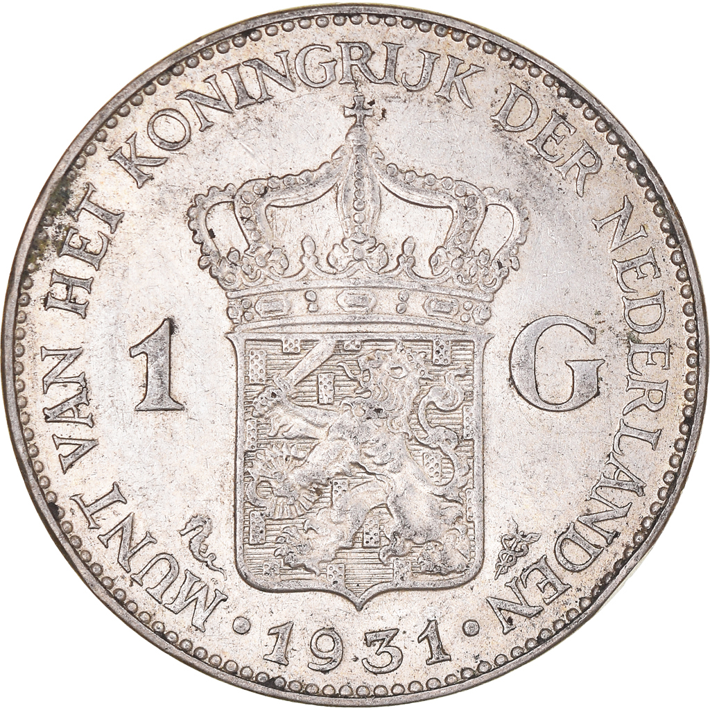 Coin, Netherlands, Wilhelmina I, Gulden, 1931, Utrecht, , Silver