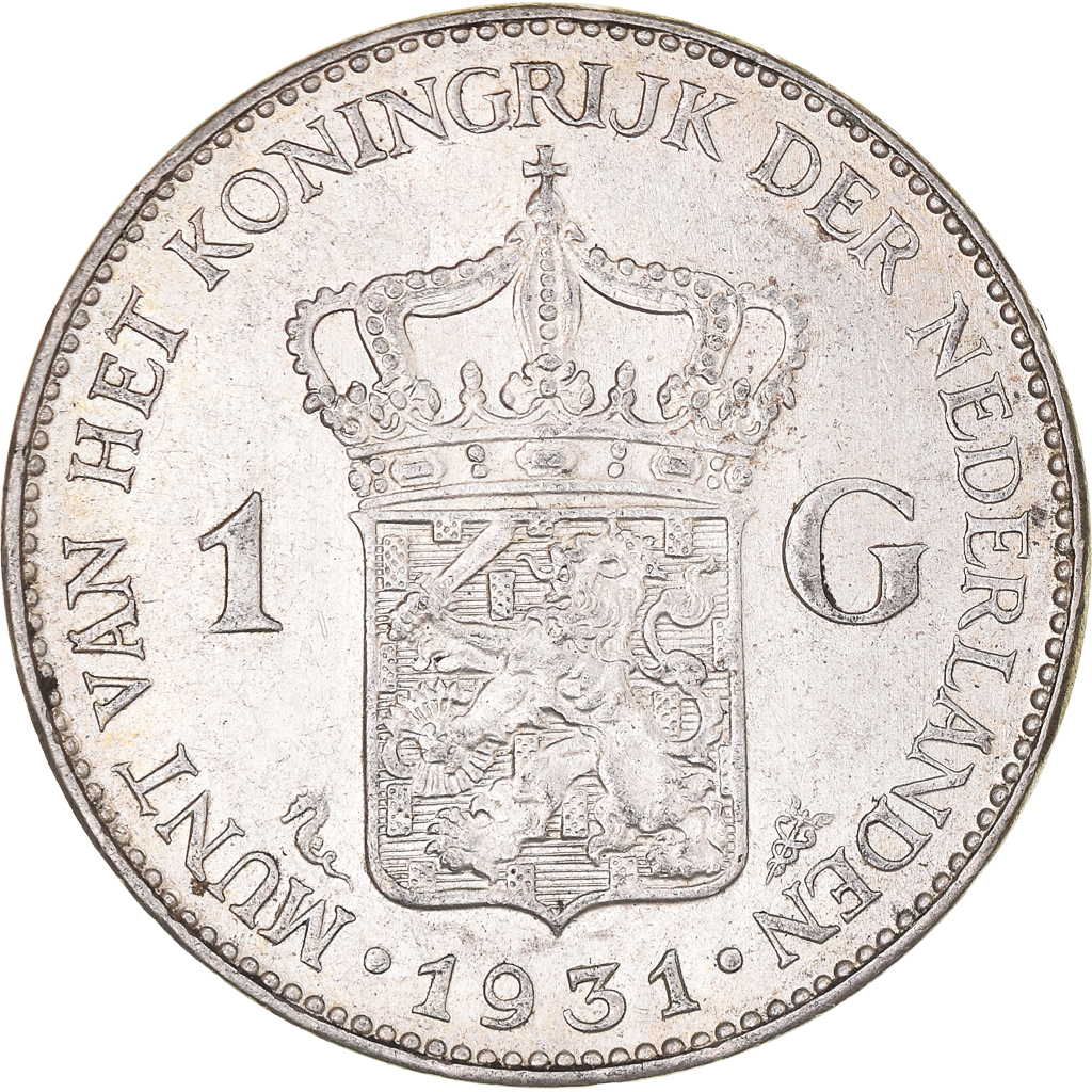 Coin, Netherlands, Wilhelmina I, Gulden, 1931, Utrecht, , Silver