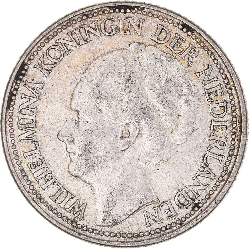 Coin, Netherlands, Wilhelmina I, 25 Cents, 1928, Utrecht, , Silver