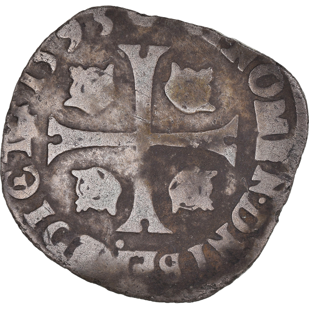 Coin, France, Douzain aux deux C, 1593, , Billon, Duplessy:1180
