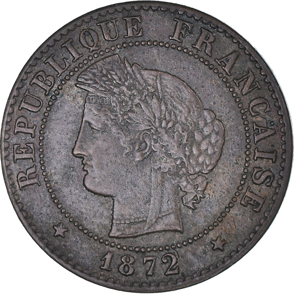 Coin, France, Cérès, Centime, 1872, Paris, , Bronze, KM:826.1