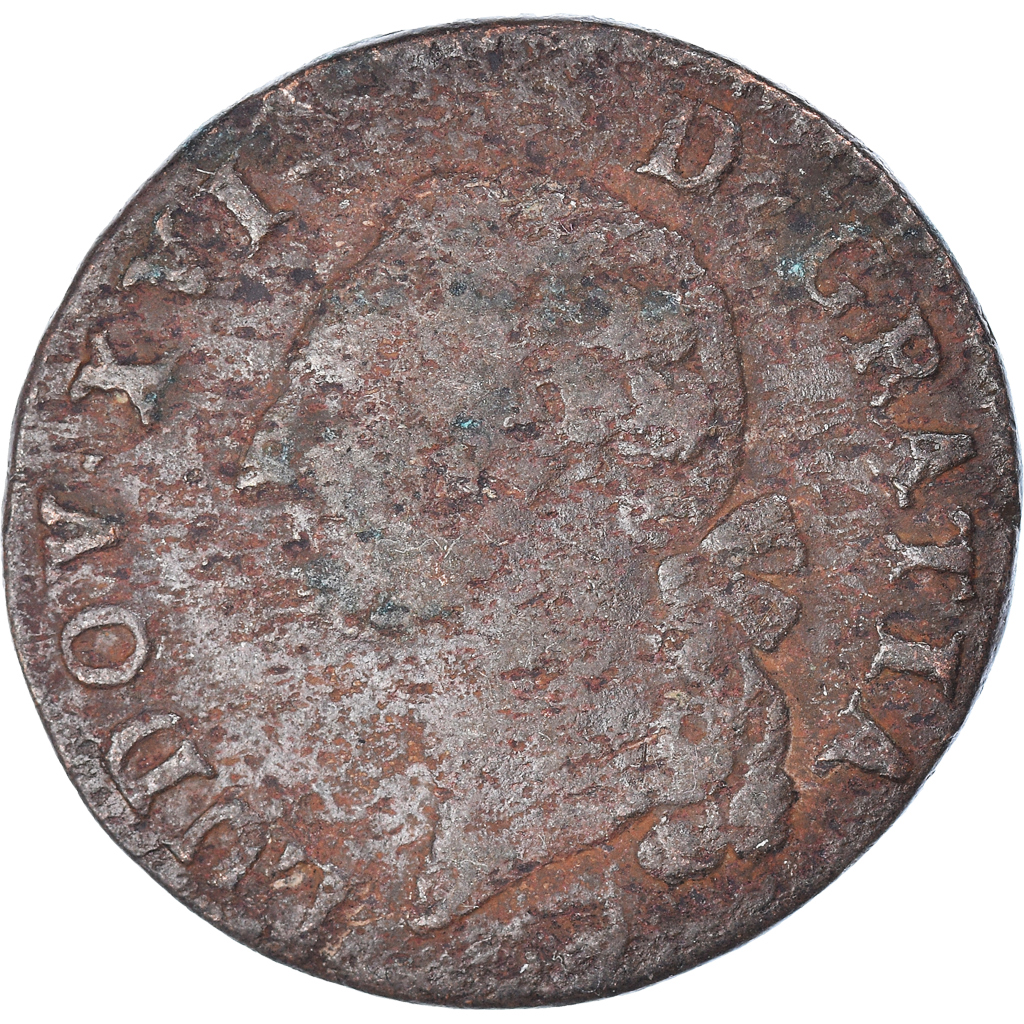 Coin, France, Louis XVI, Sol ou sou, Sol, 1783, Metz, , Copper