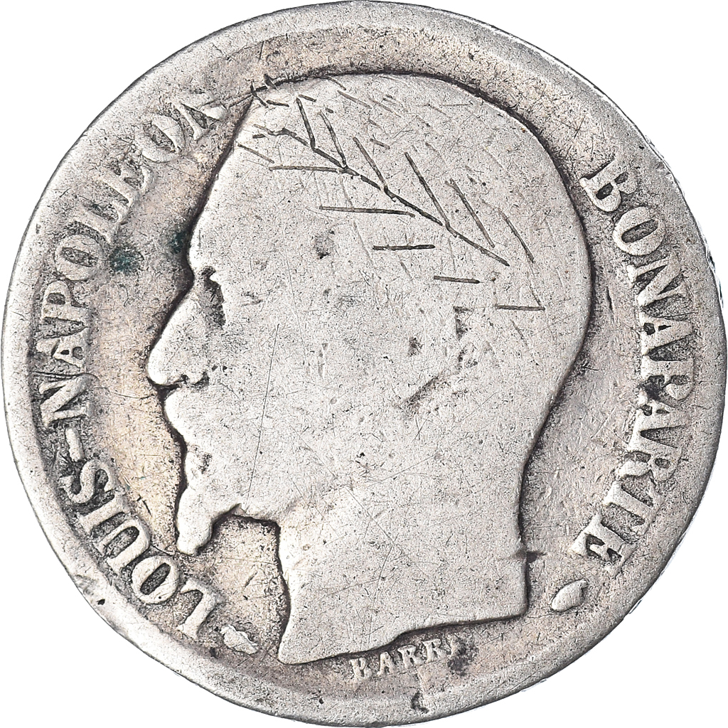 Coin, France, Napoleon III, Napoléon III, Franc, 1852, Paris, , Silver