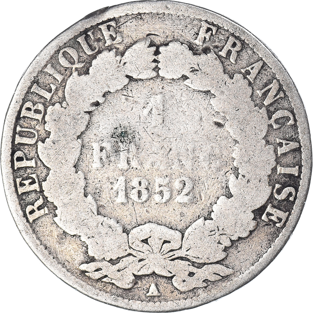 Coin, France, Napoleon III, Napoléon III, Franc, 1852, Paris, , Silver