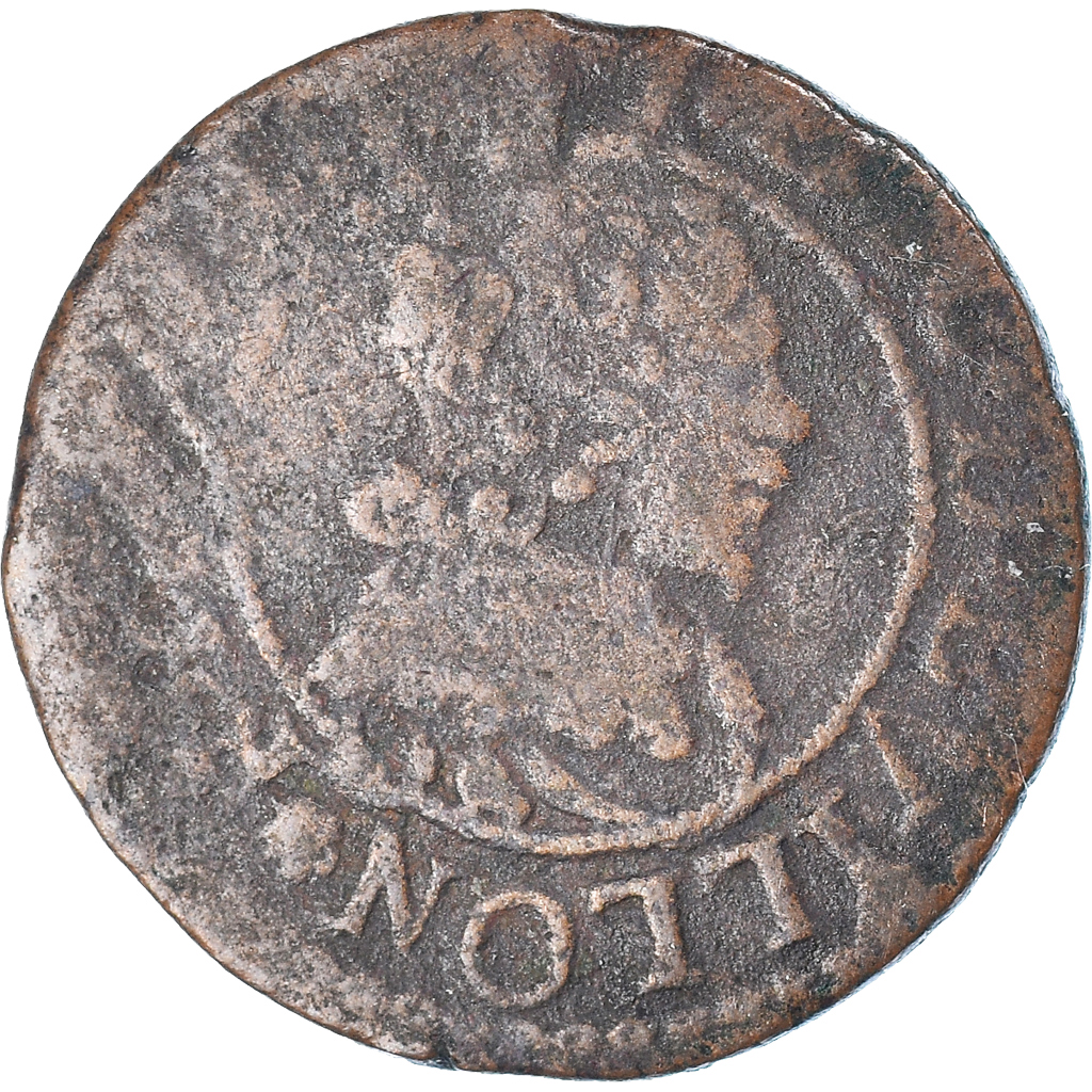 Coin, France, Frédéric-Maurice de la Tour d'Auvergne, Double Tournois, 1638