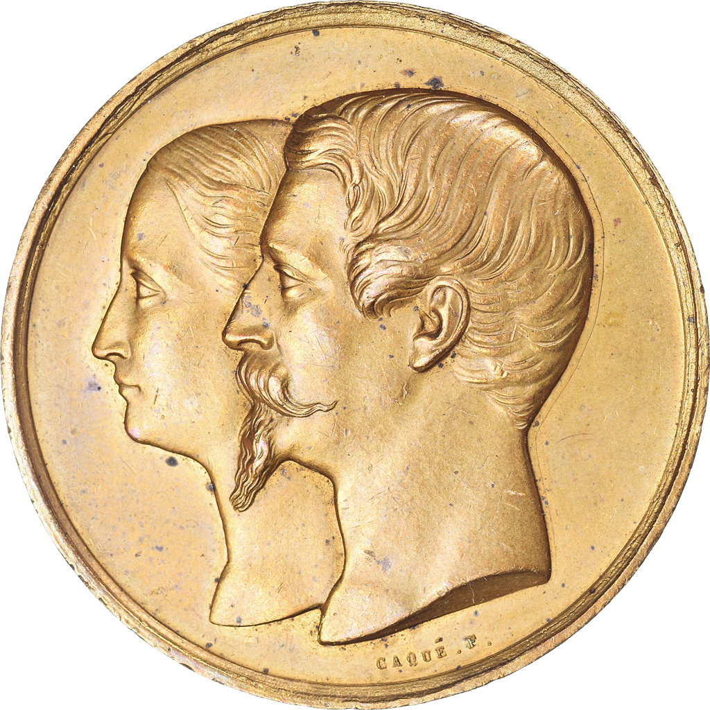 France, Medal, Napoléon III, La Belle Jardinière, Exposition Universelle