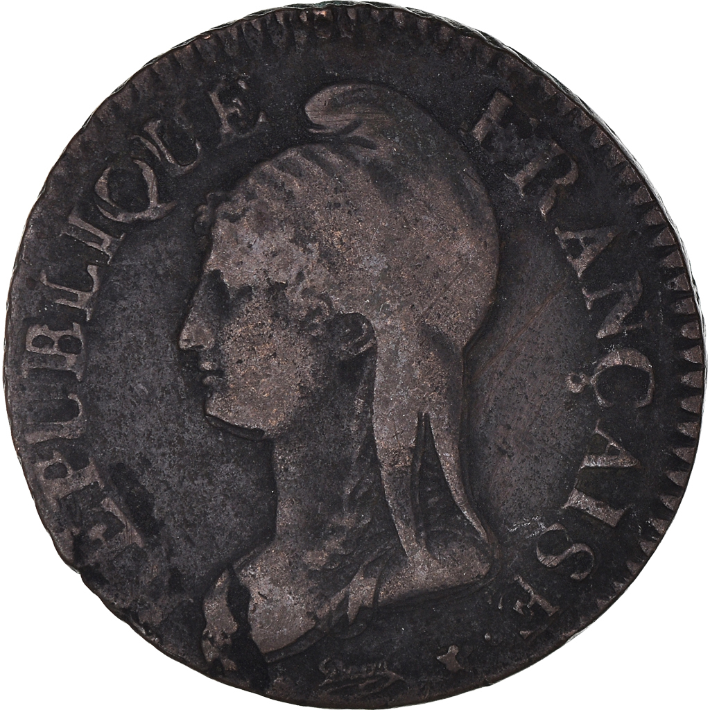 Coin, France, Dupré, 5 Centimes, AN 7, Paris, , Bronze, KM:640.1