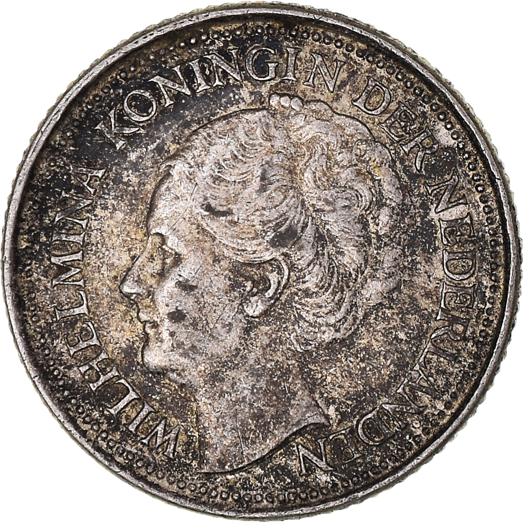 Coin, Netherlands, Wilhelmina I, 10 Cents, 1936, Utrecht, , Silver
