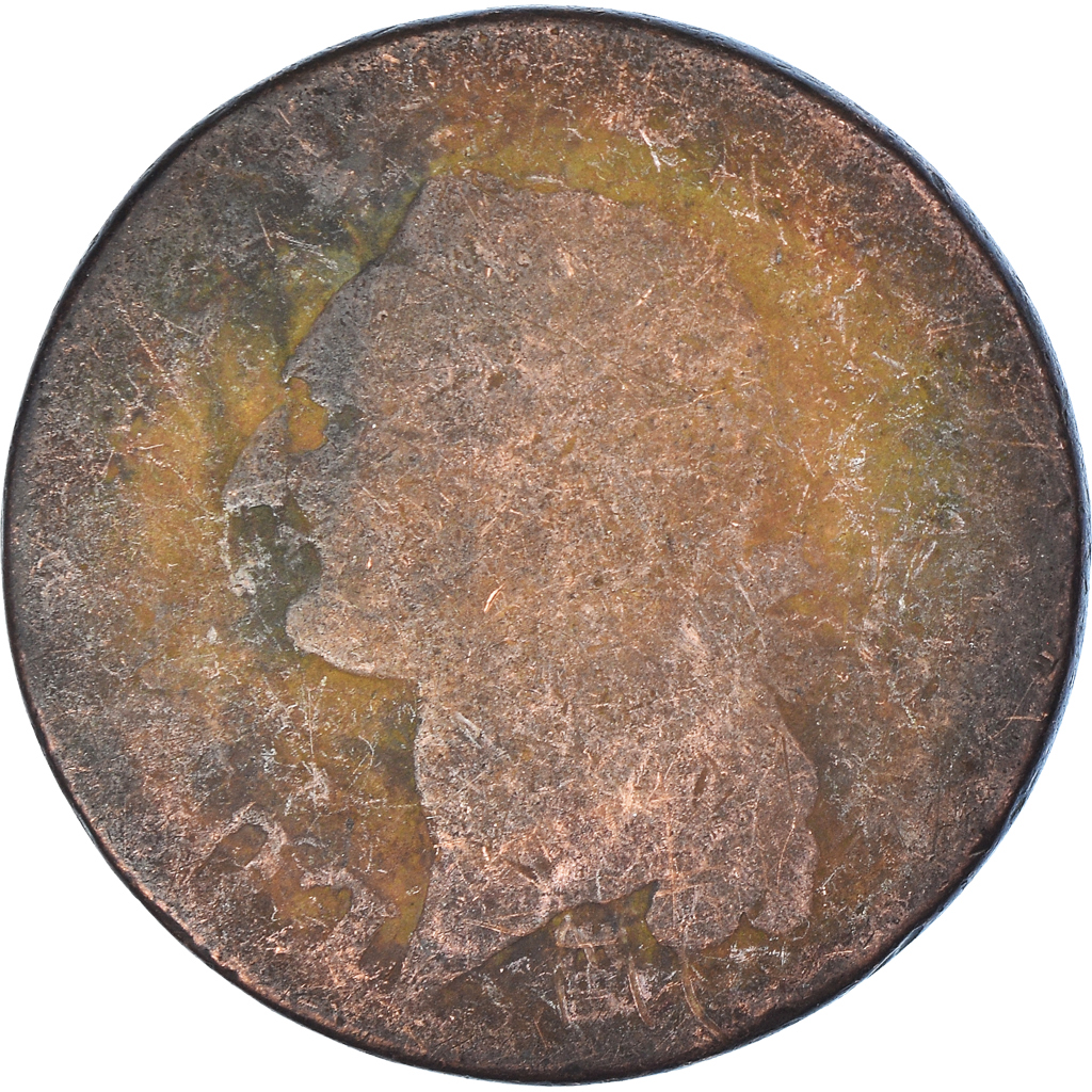 Monnaie, France, Sol, 1791, B+, Cuivre, Gadoury:350