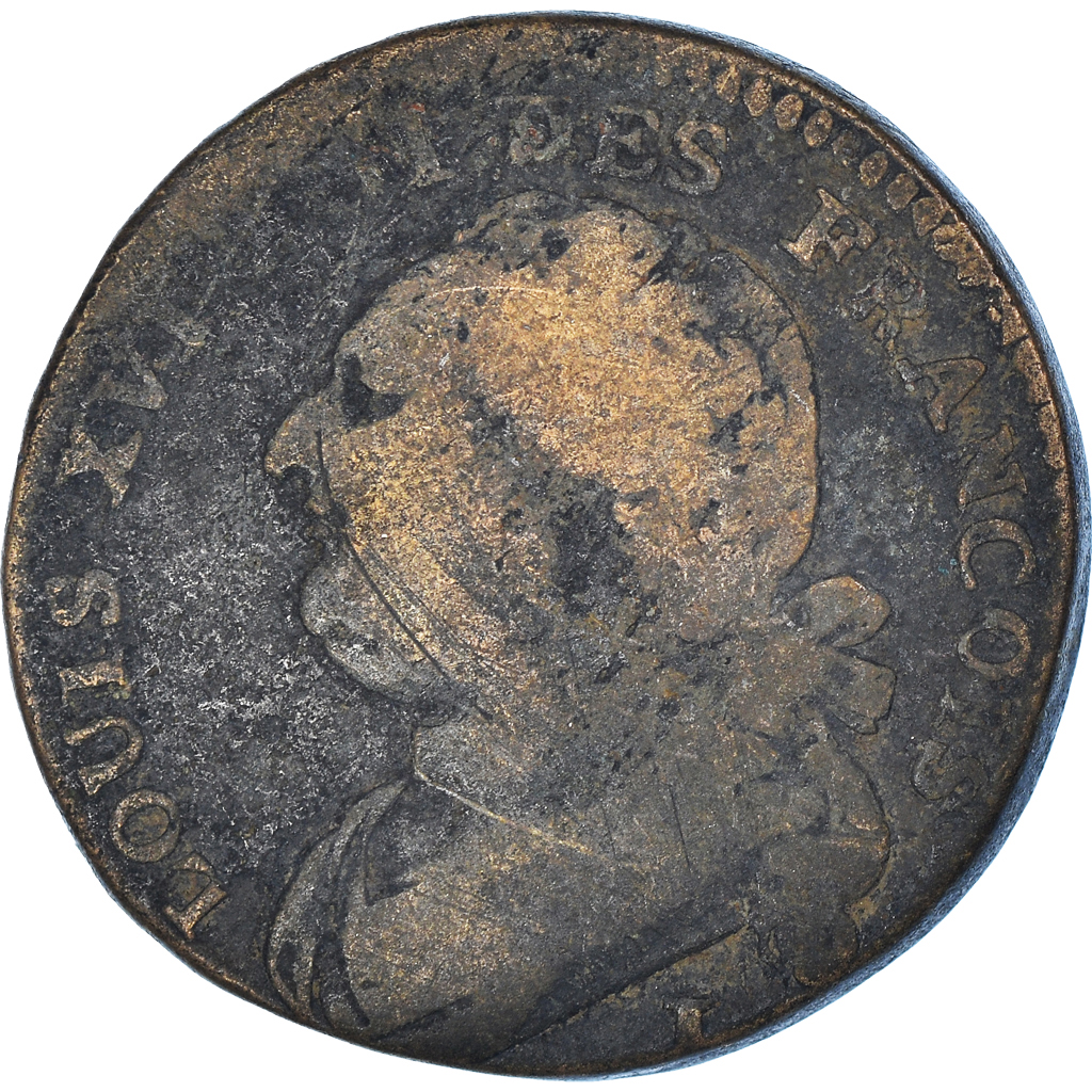 Coin, France, Louis XVI, 12 Deniers, AN 4, , Métal de cloche