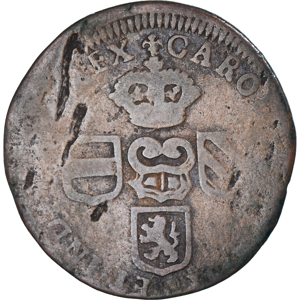 Coin, Spanish Netherlands, Flanders, Charles II, Liard, 12 Mites, 1699, Bruges