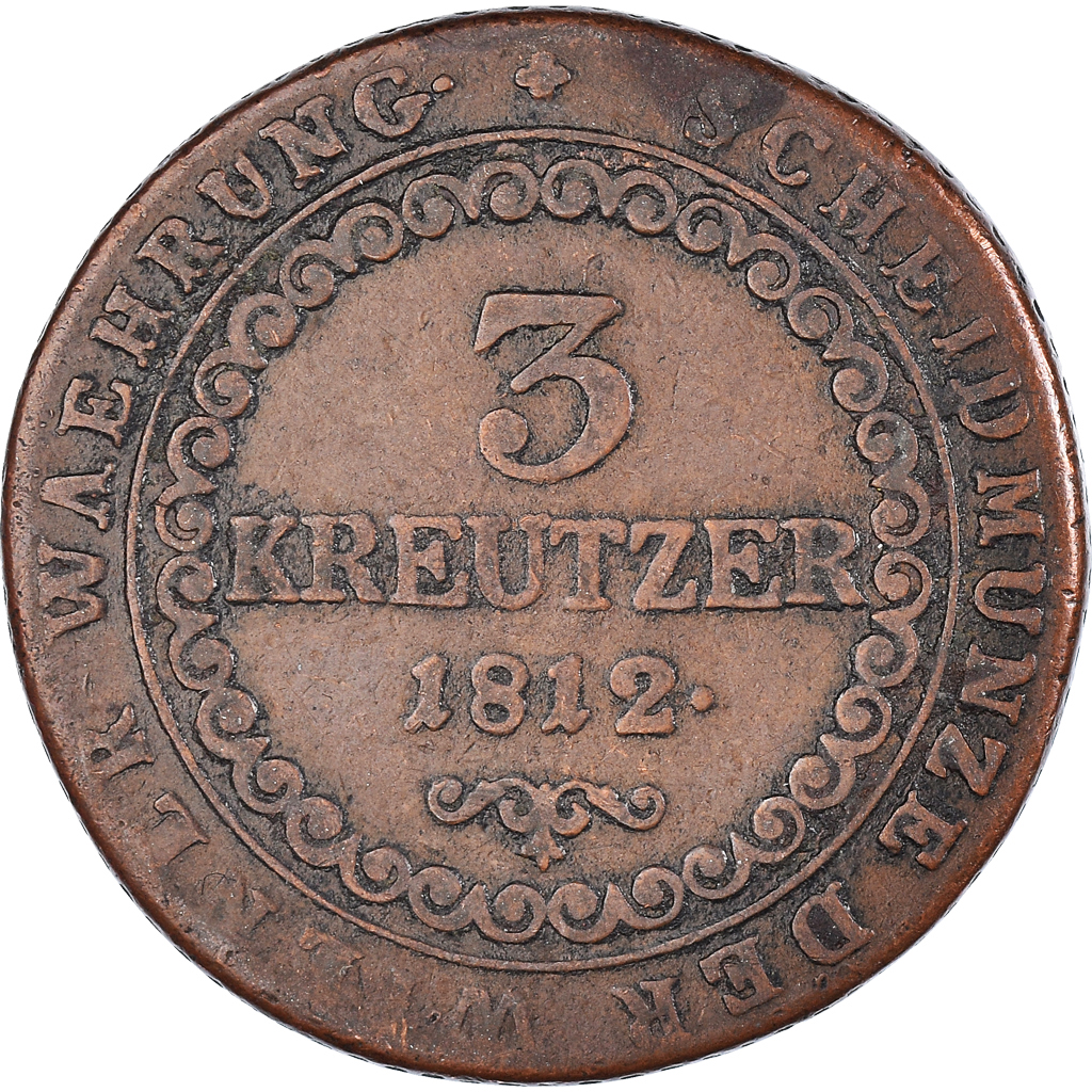 1062586] Coin, Austria, Franz II (I), 3 Kreuzer, 1812, Schmollnitz