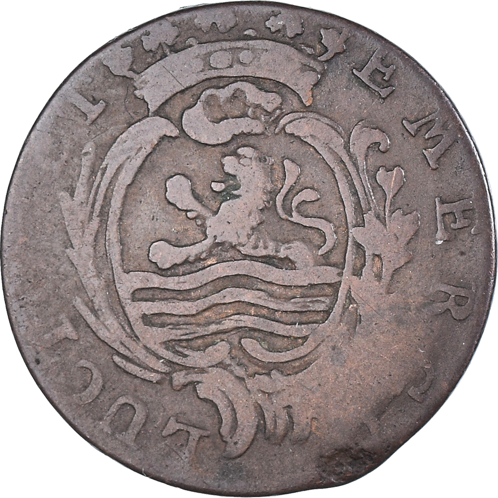 Coin, Netherlands, ZEELAND, Duit, 1789, Middelbourg, , Copper, KM:101.1
