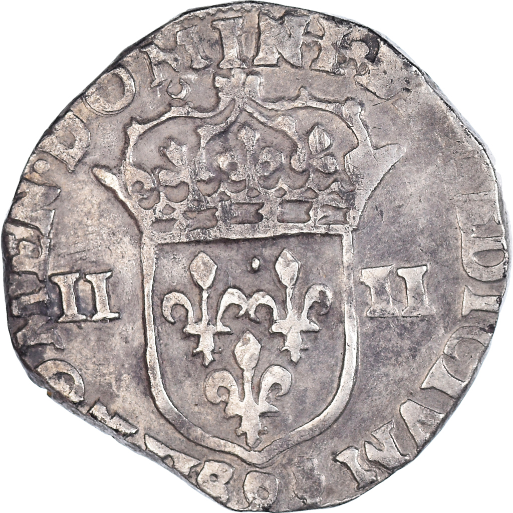 Coin, France, Henri IV, 1/4 Ecu, 1604, Rennes, , Silver, KM:27.6