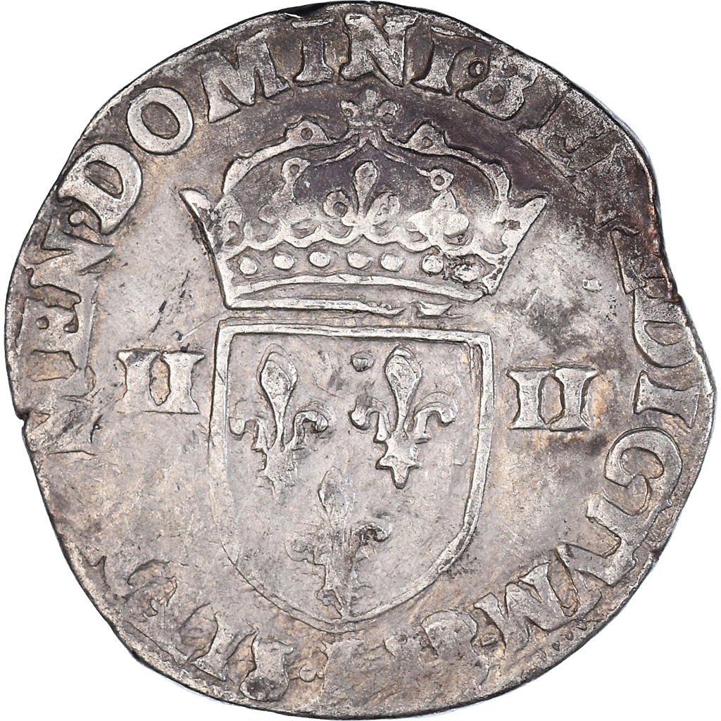 Coin, France, Henri III, 1/4 Ecu, 1583, , Silver, Duplessy:1133