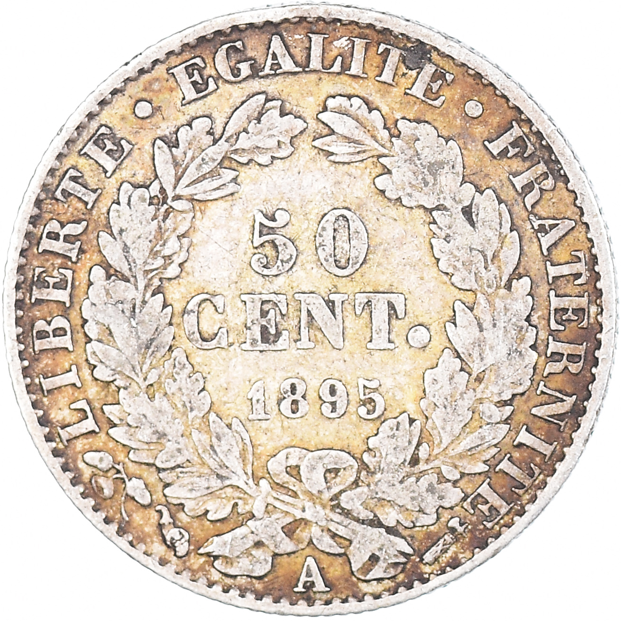 Coin, France, Cérès, 50 Centimes, 1895, Paris, , Silver, KM:834.1