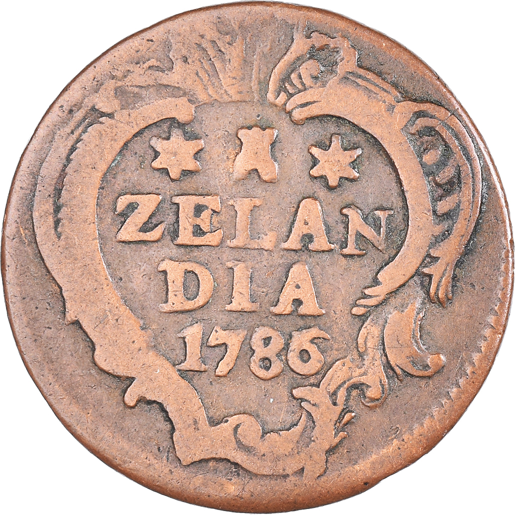 Coin, Netherlands, ZEELAND, Duit, 1786/5, Middelbourg, , Copper