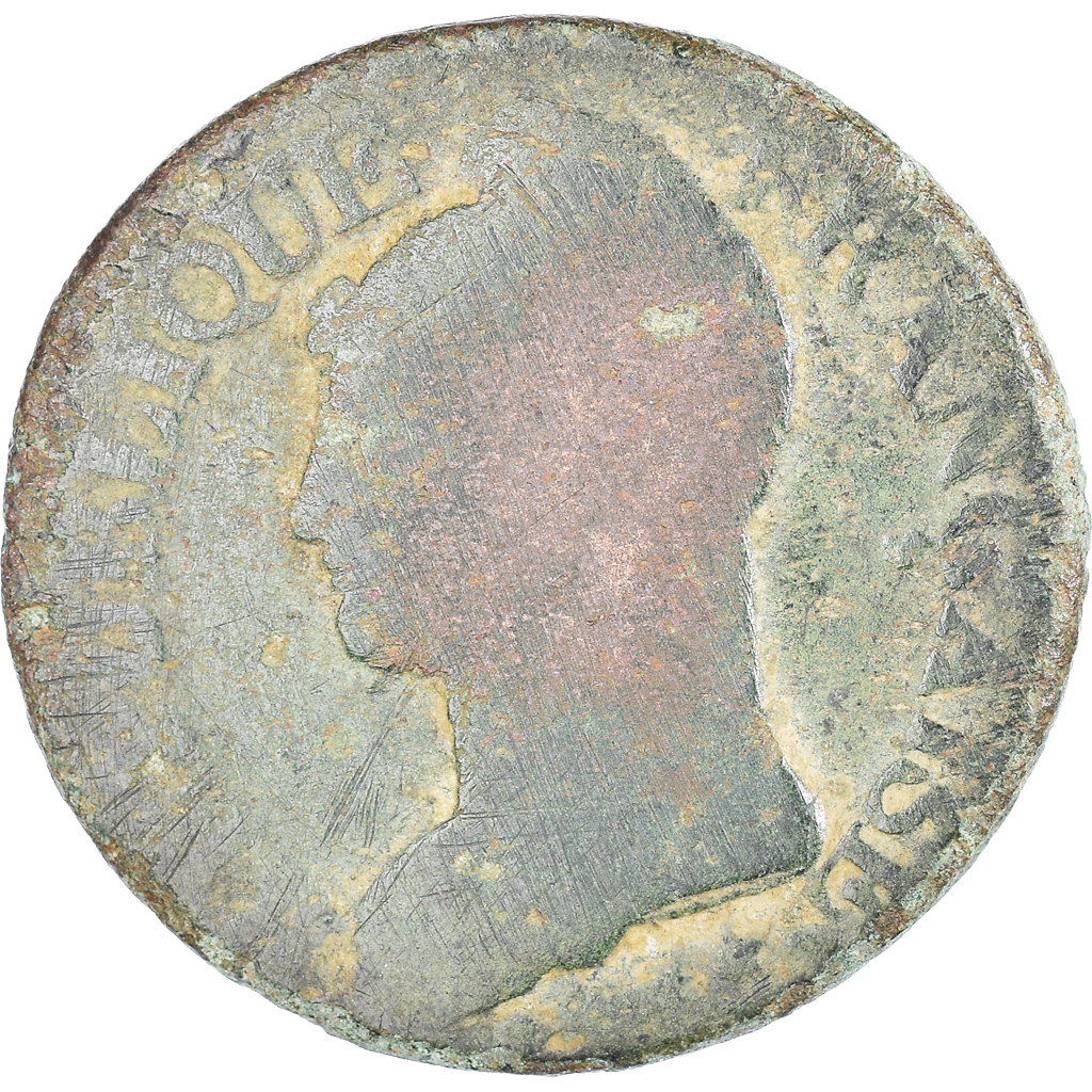 Coin, France, Dupré, 5 Centimes, Metz, , Copper, Gadoury:126