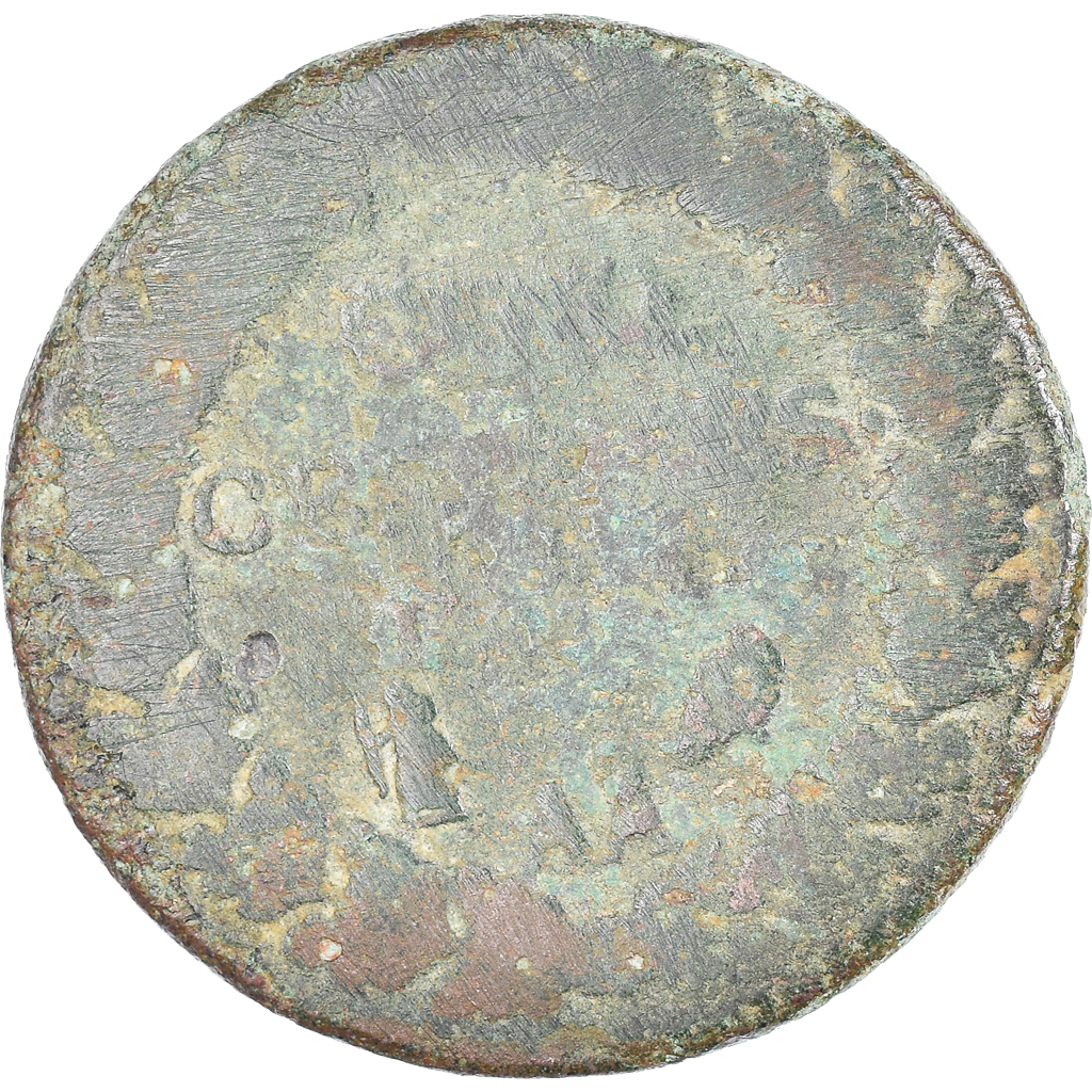 Coin, France, Dupré, 5 Centimes, Metz, , Copper, Gadoury:126