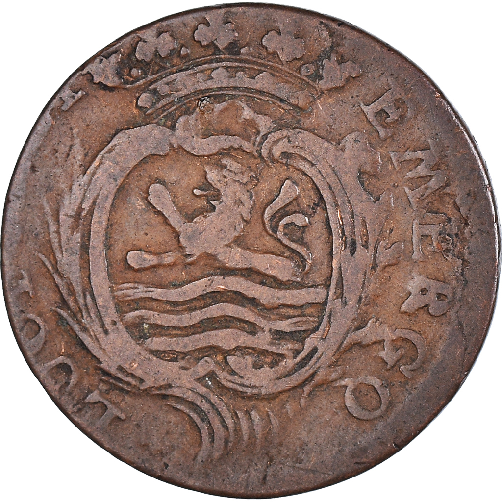 Coin, Netherlands, ZEELAND, Duit, 1787, Middelbourg, , Copper, KM:101.1