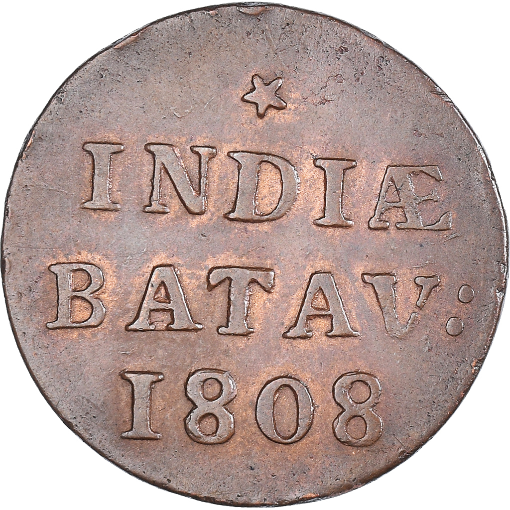 Coin, NETHERLANDS EAST INDIES, Duit, 1808, Dordrecht, , Copper, KM:76