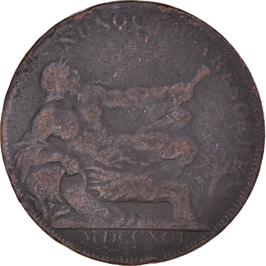 United Kingdom, Halfpenny Token, Lanarkshire - Glasgow / G. Shearer, 1791
