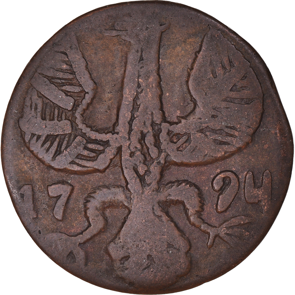 Coin, German States, AACHEN, 12 Heller, 1794, Aachen, , Copper, KM:51