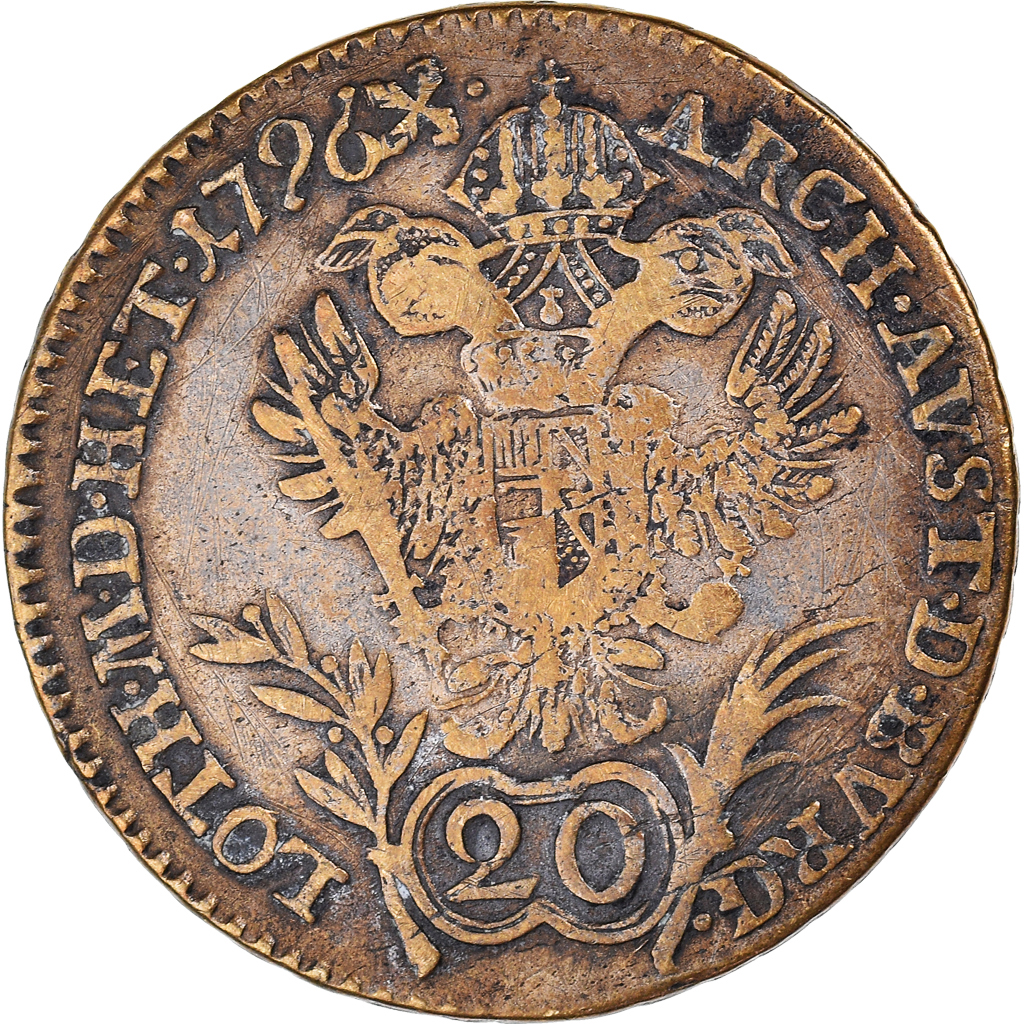 Coin, Austria, Franz II (I), 20 Kreuzer, 1796, Kremnitz, , Silver
