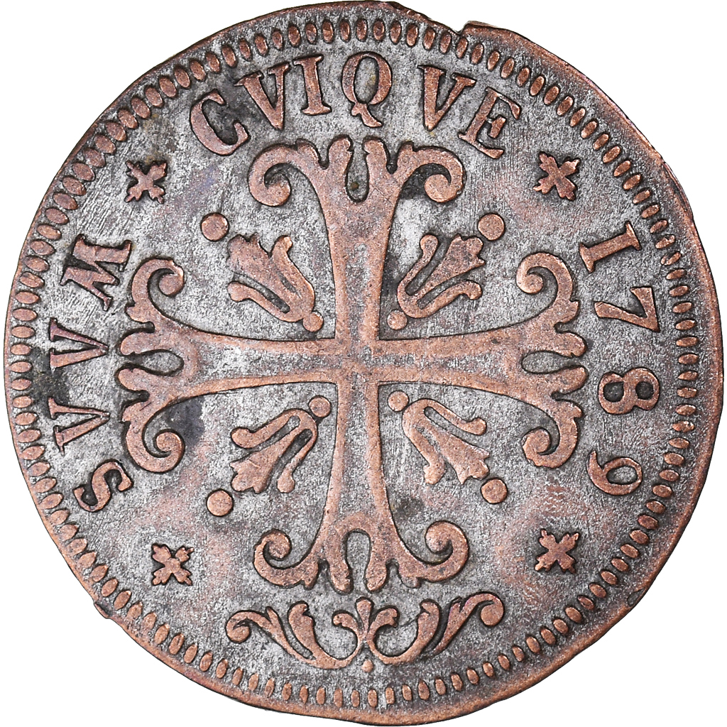 Coin, SWISS CANTONS, NEUCHATEL, 1/2 Batzen, 1789, Neuenburg, , Billon