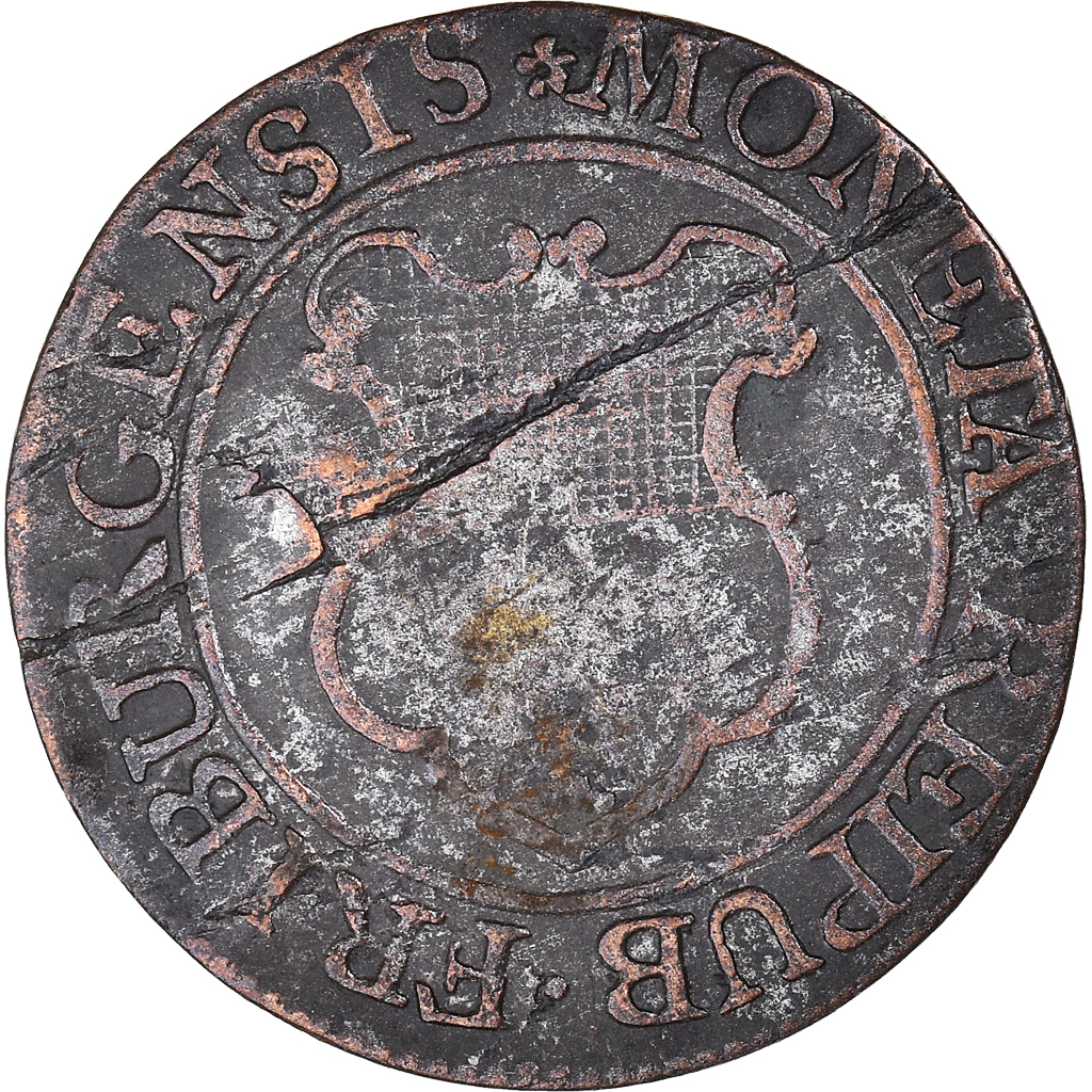 Coin, SWISS CANTONS, FREIBURG, 2 Kreuzer, 1793, Fribourg, , Billon