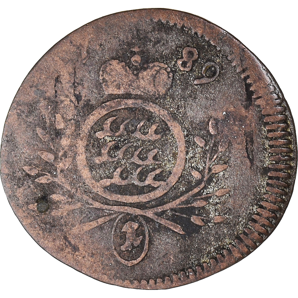 Coin, German States, WURTTEMBERG, Karl Eugen, Kreuzer, 1789, Stuttgart