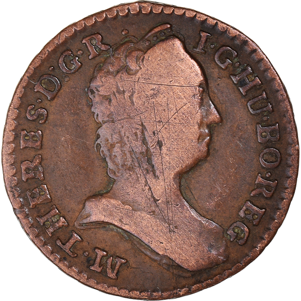 Coin, Austria, Maria Theresa, Pfennig, 1759, , Copper, KM:1979