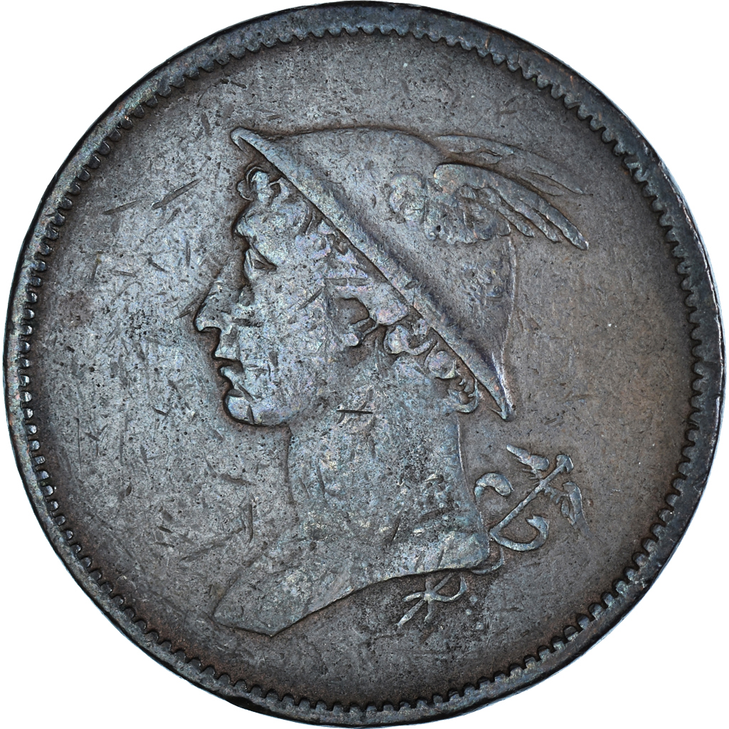 Great Britain, Halfpenny Token, British Copper Company - Mercury, 