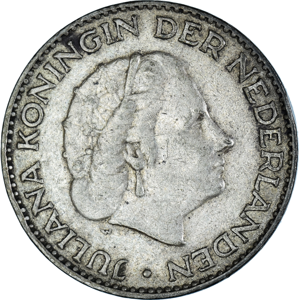 Coin, Netherlands, Juliana, Gulden, 1956, Utrecht, , Silver, KM:184