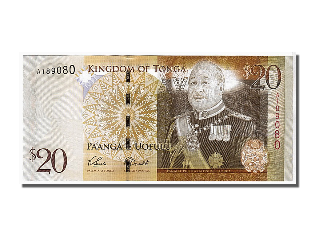 Banknote, Tonga, 20 Pa'anga, 2008, KM:41, UNC(65-70)