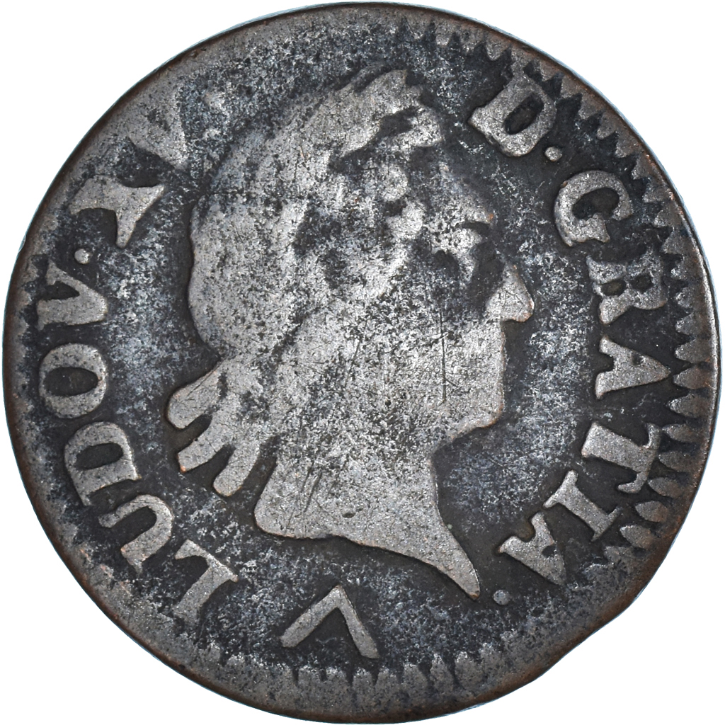 Coin, France, Louis XV, Liard, 1773, Lille, , Copper, KM:543.11