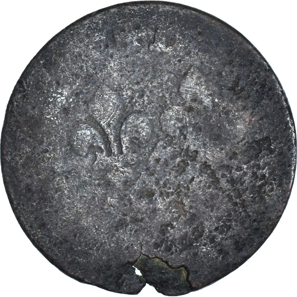 Coin, France, Louis XIII, Double Tournois, , Copper, Gadoury:12