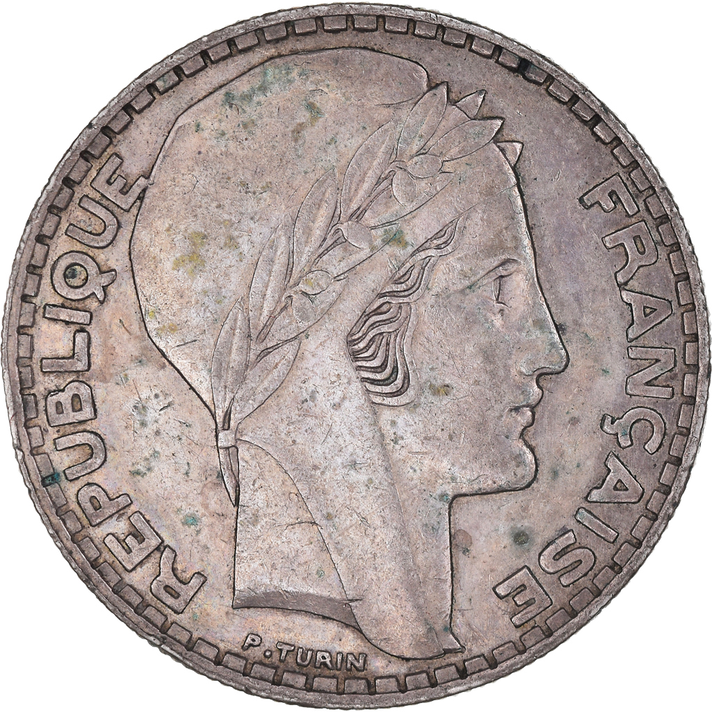 Coin, France, Turin, 20 Francs, 1933, Paris, , Silver, KM:879